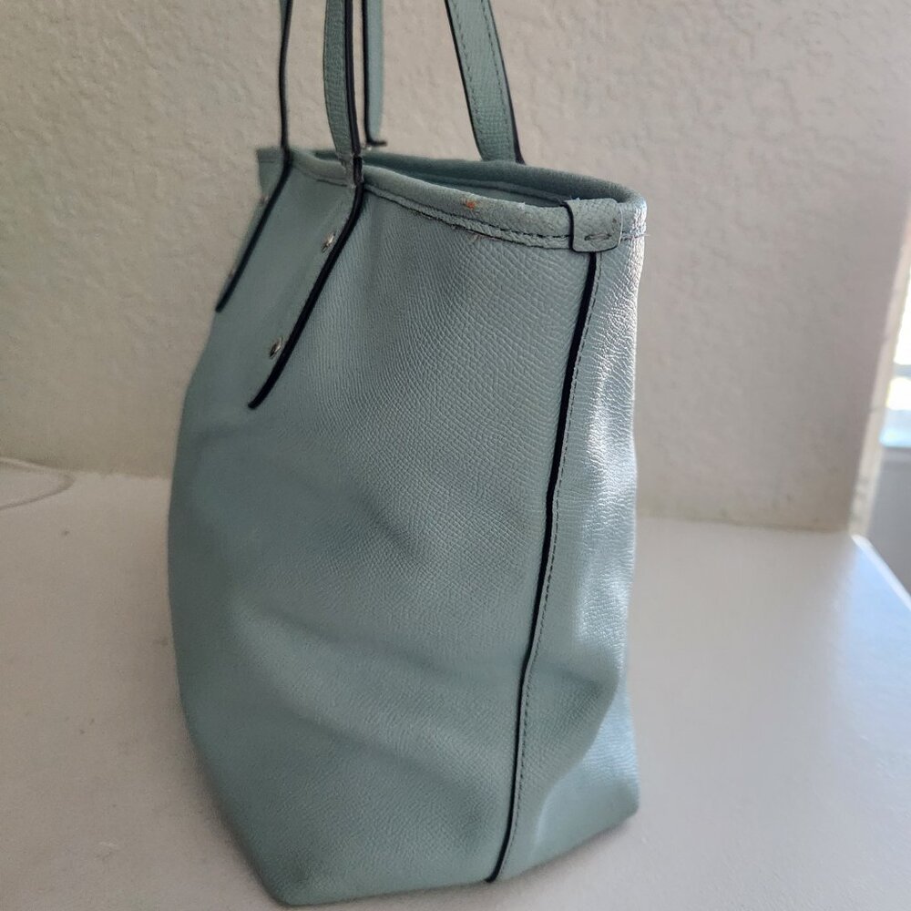 Coach City Zip Top Sky Blue Tote Bag (Damaged) - Picture 6 of 16
